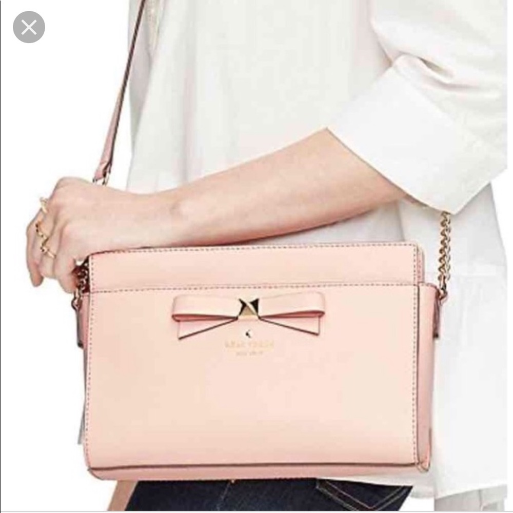 Kate Spade Beacon Court Angelica Crossbody - Pink - Picture 1 of 6